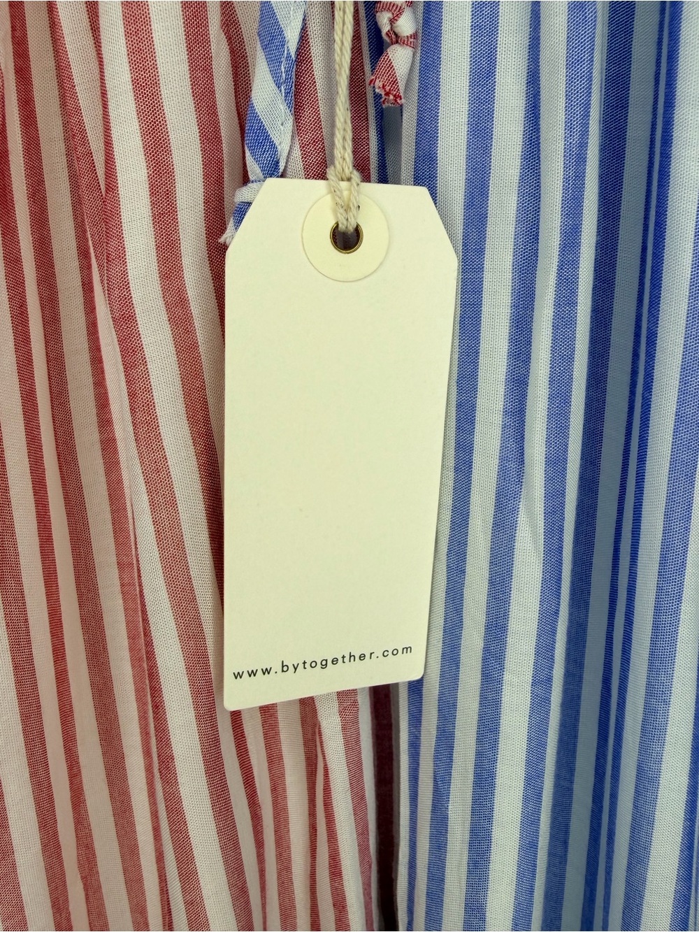 NWT By Together Love Birds Striped Halter Maxi Dress Colorblock Size S - Picture 6 of 12